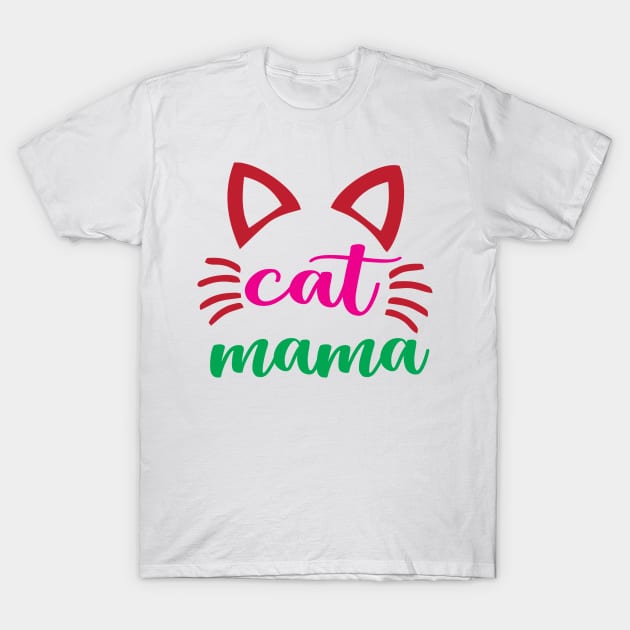 Cat Mama T-Shirt by Shop Ovov